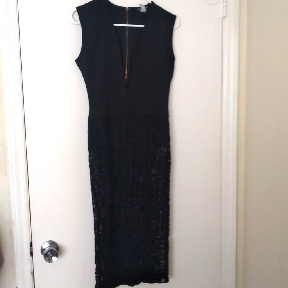 Black evening dress